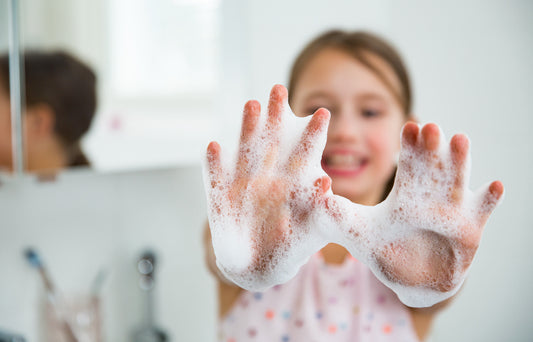 back to school and dry hands