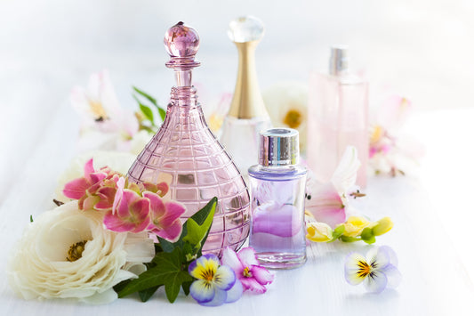 how to organize lotions and perfumes