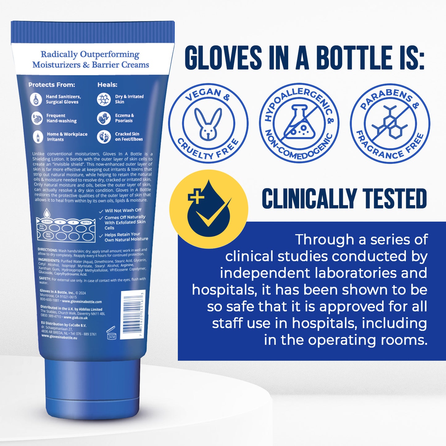 Gloves In A Bottle Hand Shielding Lotion 3.4 Oz Tube Value Packs