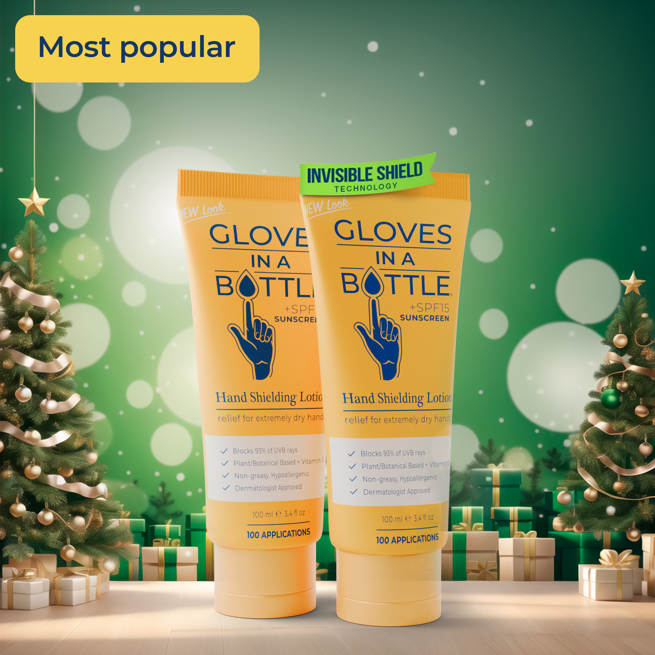 Gloves In A Bottle Hand Shielding Lotion with SPF, 2 pack