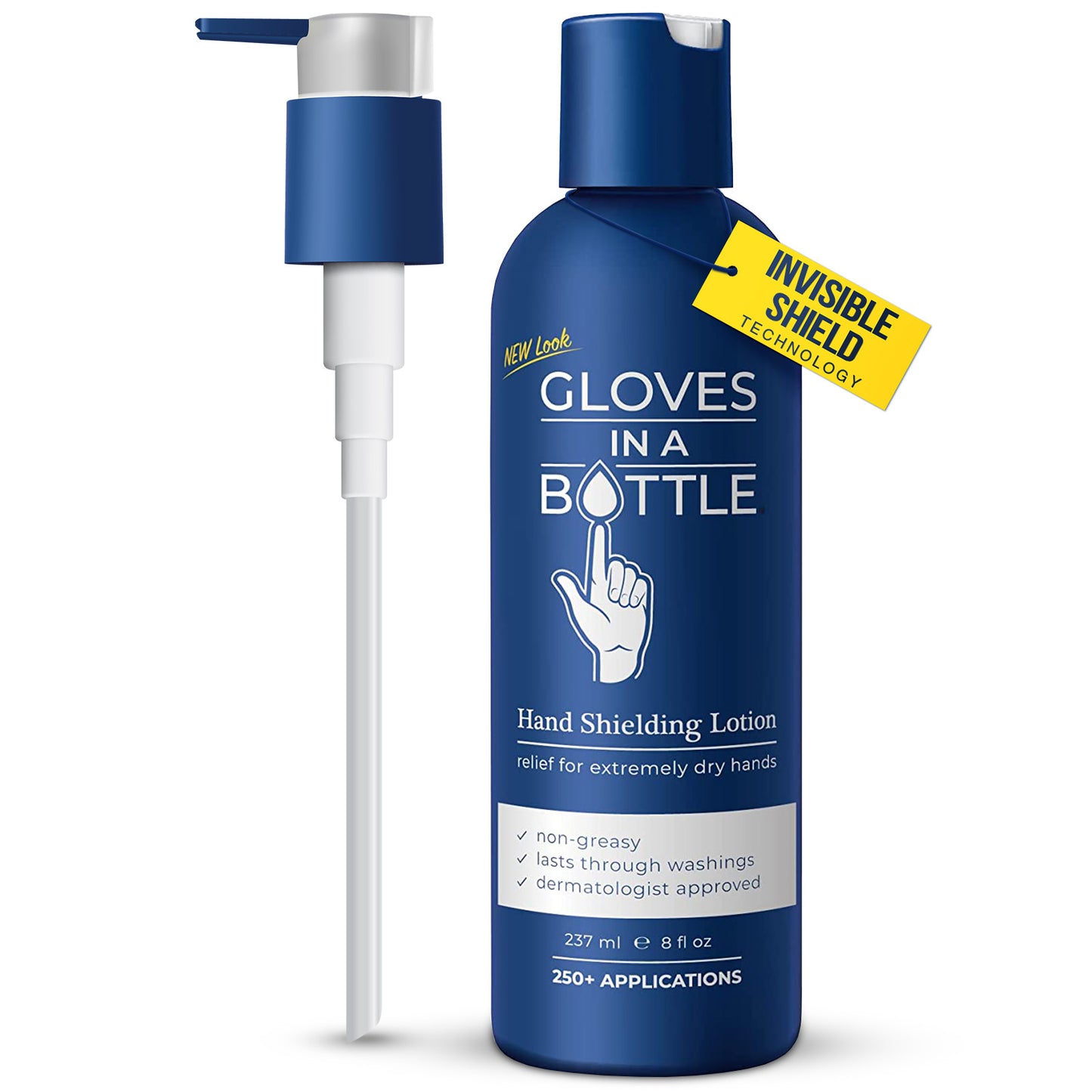 Gloves In A Bottle Hand Shielding Lotion 8 Oz Bottle with a New Pump