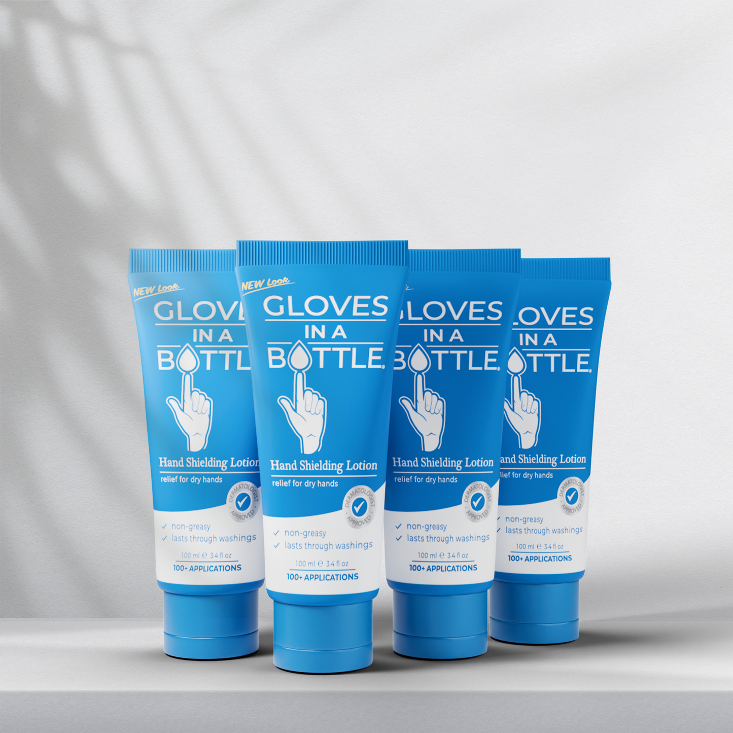 Gloves In A Bottle Hand Shielding Lotion 4 pack 3.4 Oz Tube | Free Shipping