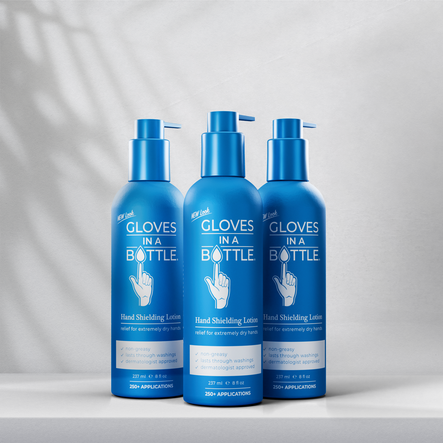 Gloves In A Bottle Shielding Lotion 8 Oz Bottle with a New Pump Value Packs