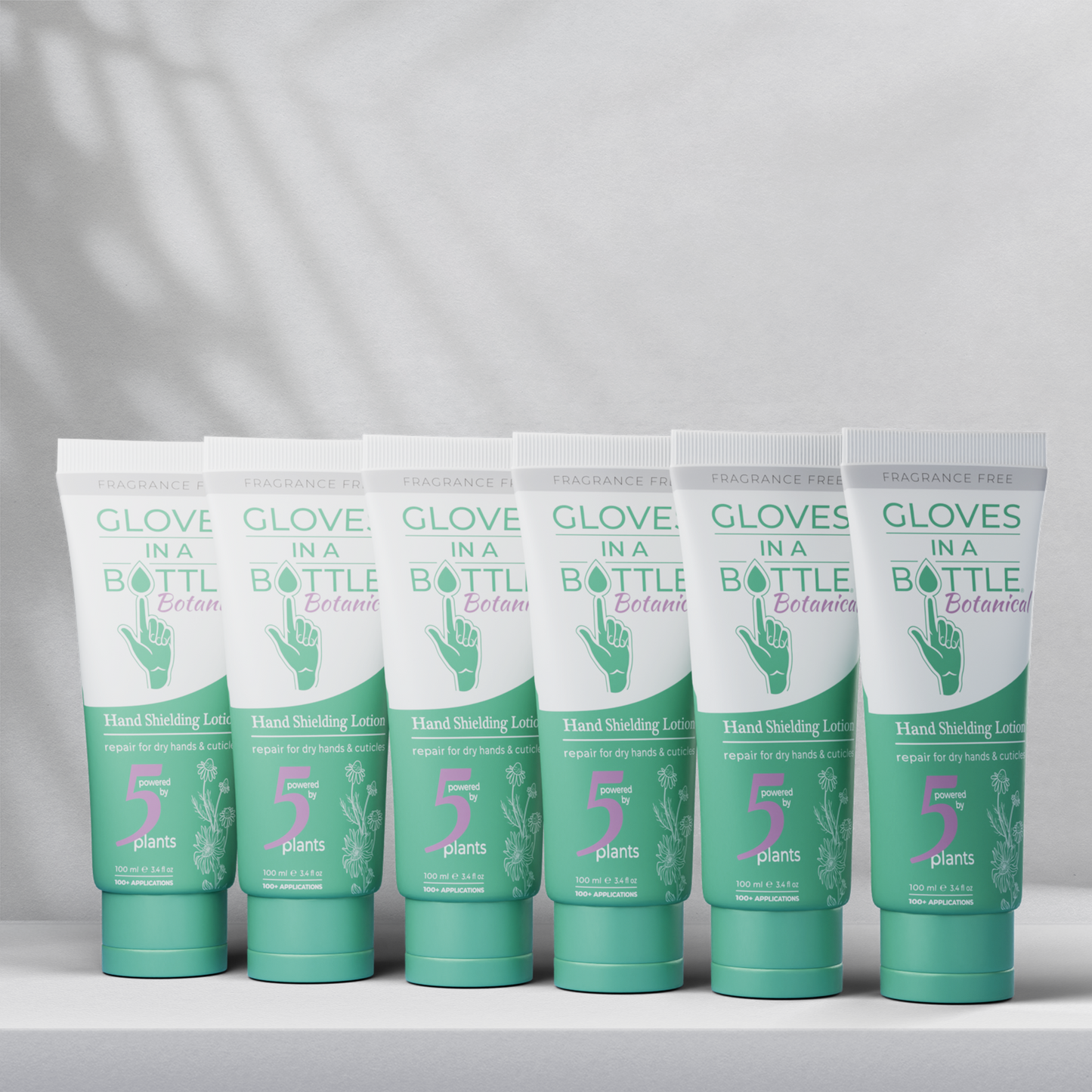 Gloves In A Bottle Hand Shielding Lotion Botanical, 6 Pack