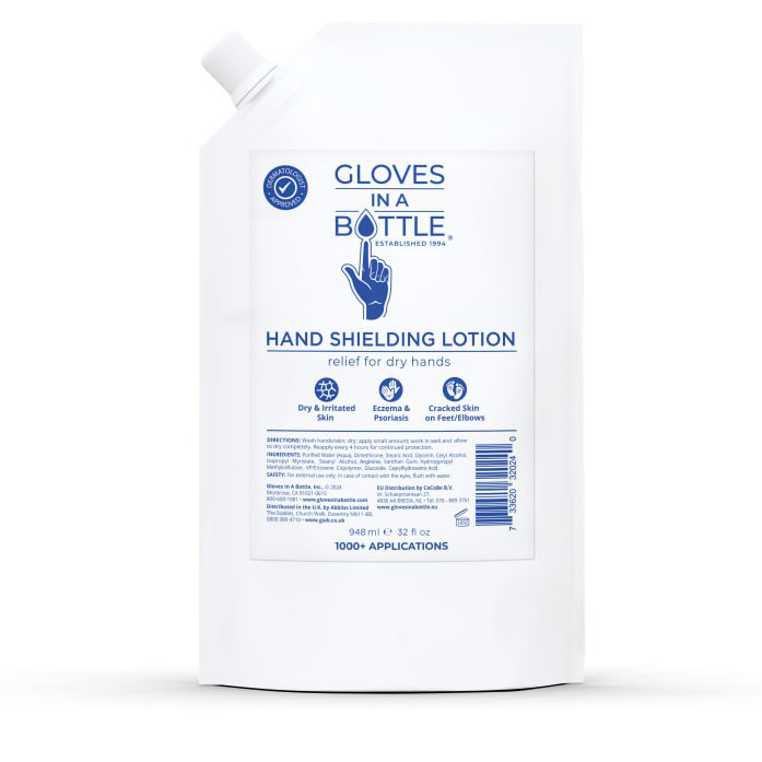 Gloves In A Bottle Shielding Lotion 32 Oz Refill Pouch